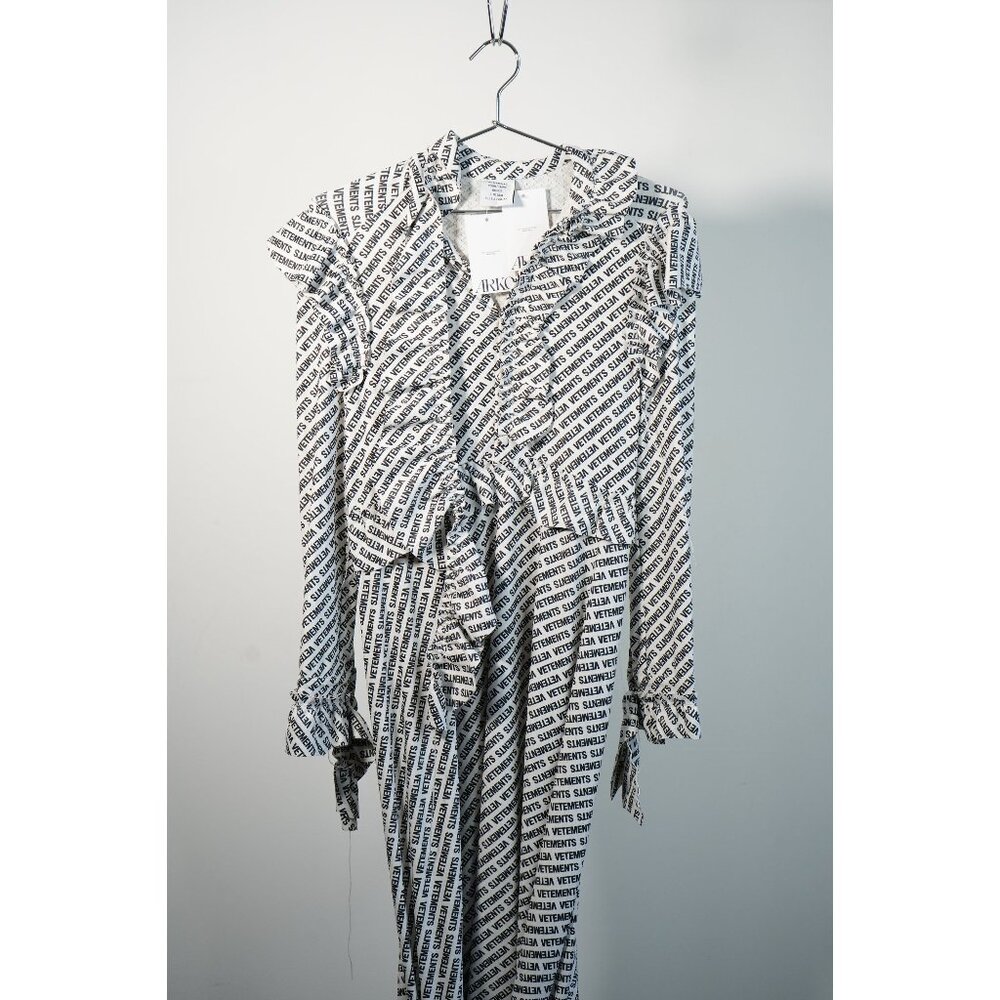 Vetements Long Dress Spell Out